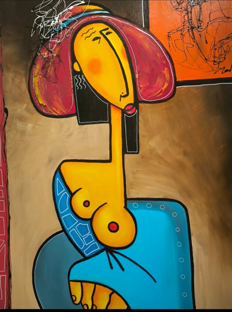 Modigliani – 130x97 cm, huile sur toile, 2011