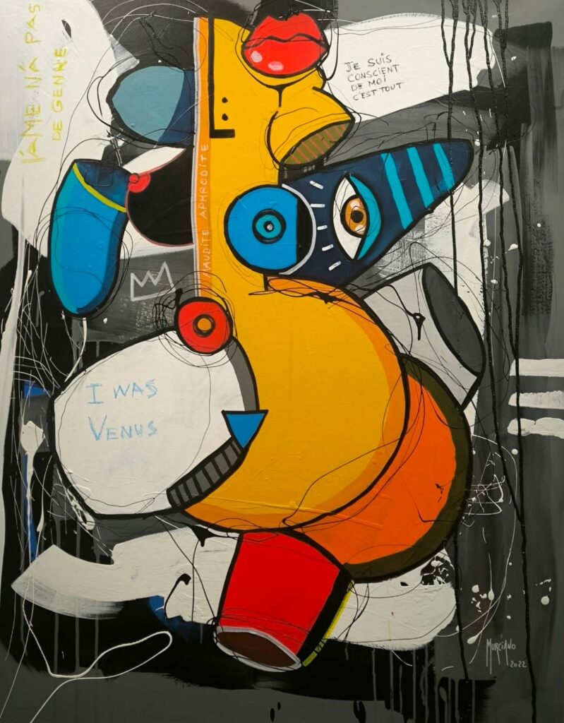 Vénus – 146x114 cm, acrylique sur toile, 2022